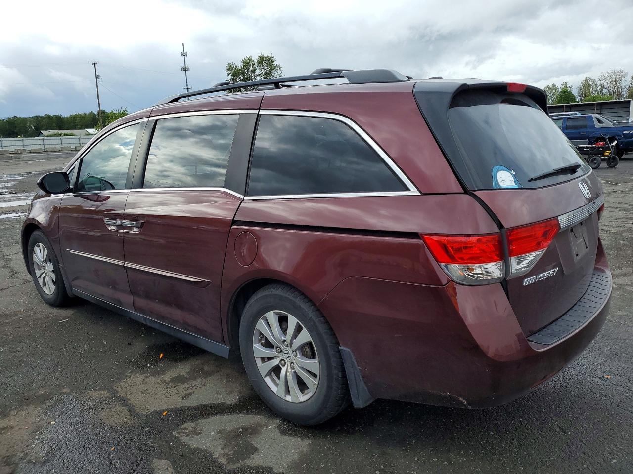 2016 Honda Odyssey Exl Бордовый vin: 5FNRL5H64GB119332