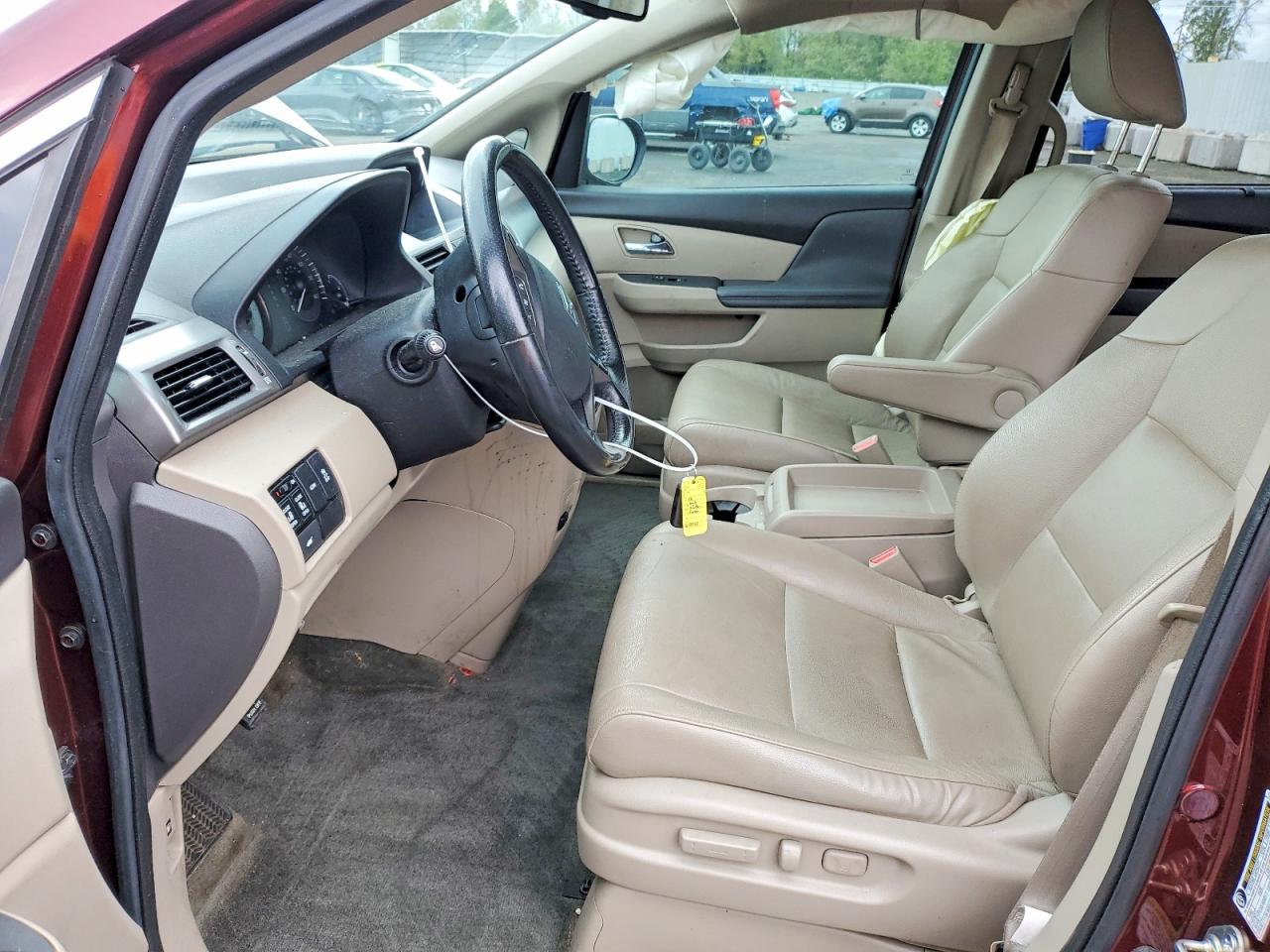 2016 Honda Odyssey Exl Бордовый vin: 5FNRL5H64GB119332