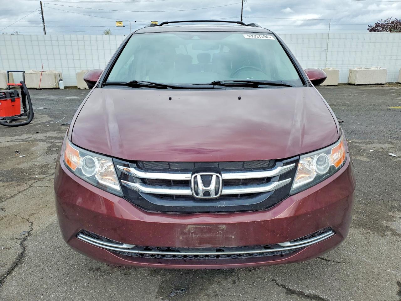 2016 Honda Odyssey Exl Бордовый vin: 5FNRL5H64GB119332