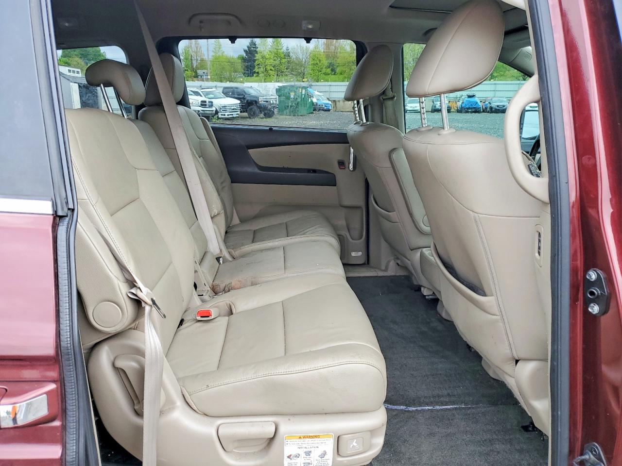 2016 Honda Odyssey Exl Бордовый vin: 5FNRL5H64GB119332