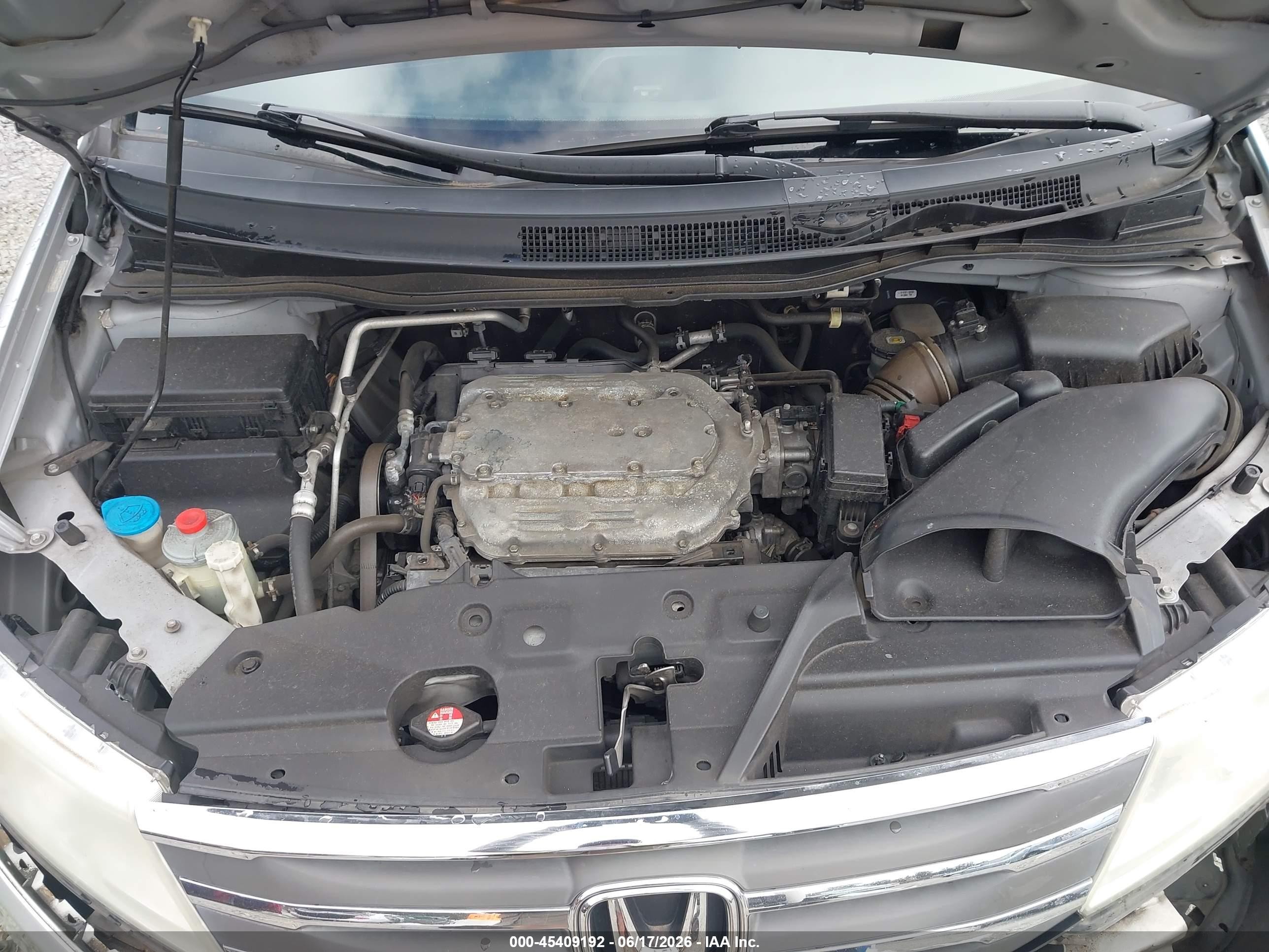 2011 Honda Odyssey Ex-l Silver vin: 5FNRL5H65BB013951