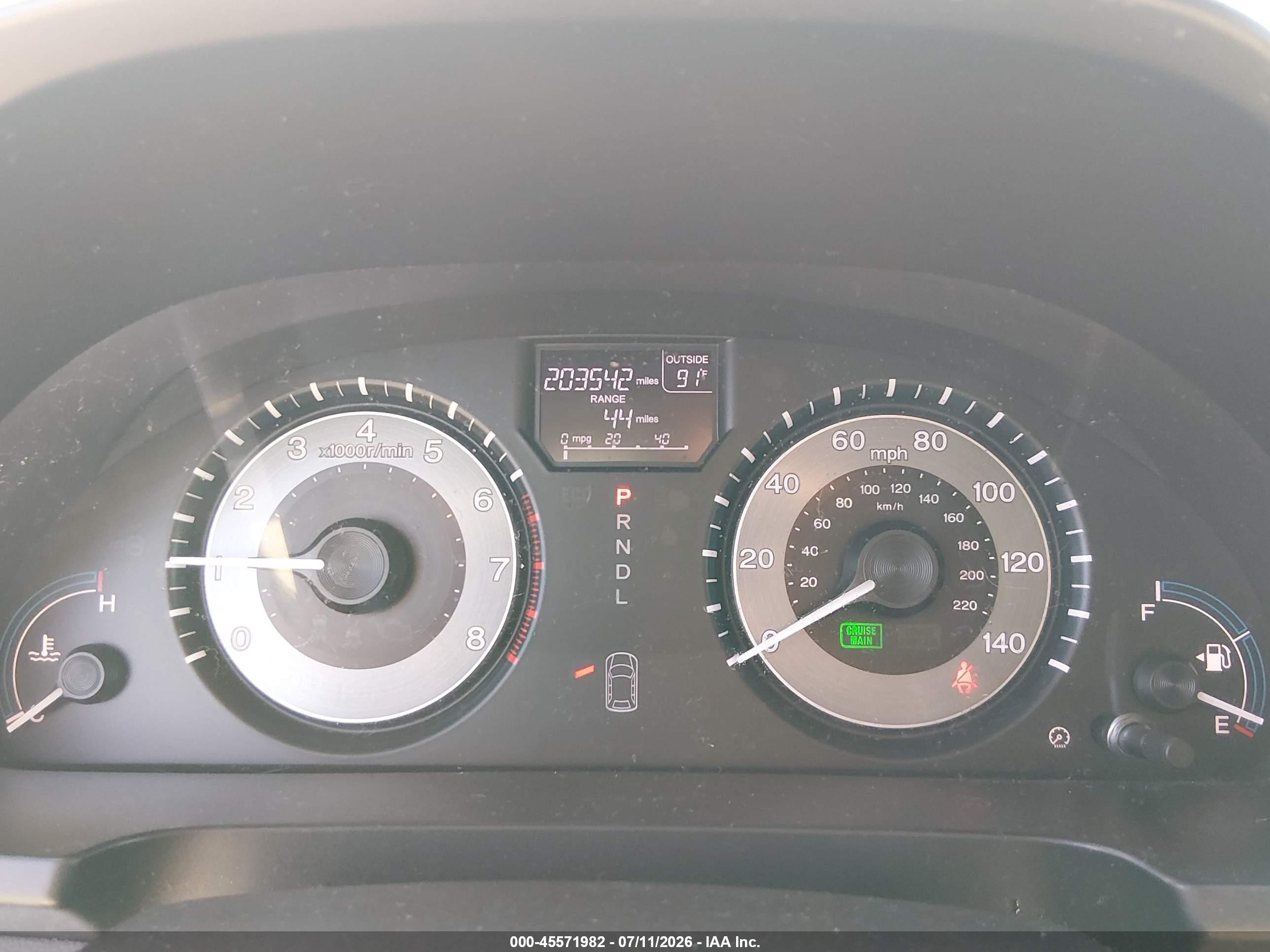 2011 Honda Odyssey Ex-l Gray vin: 5FNRL5H65BB016235