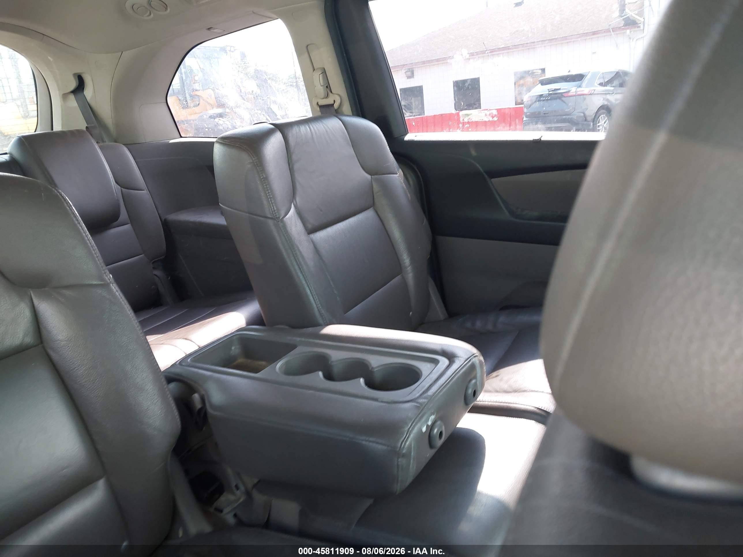 2011 Honda Odyssey Ex-l Black vin: 5FNRL5H65BB018471