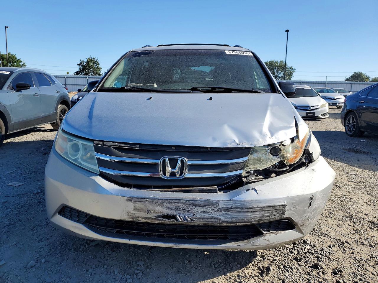 2011 Honda Odyssey Exl Silver vin: 5FNRL5H65BB021189
