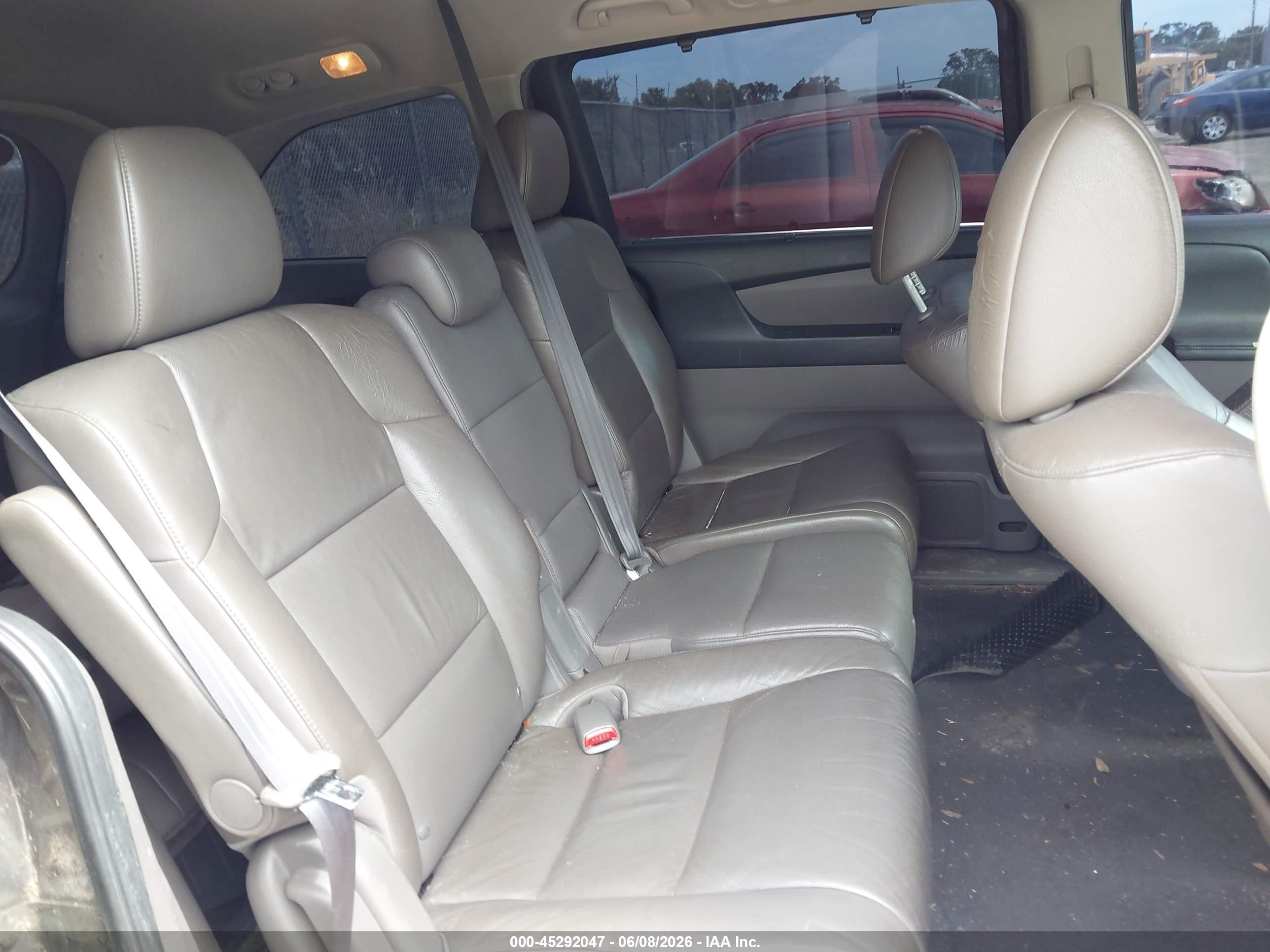 2011 Honda Odyssey Ex-l Gray vin: 5FNRL5H65BB026845