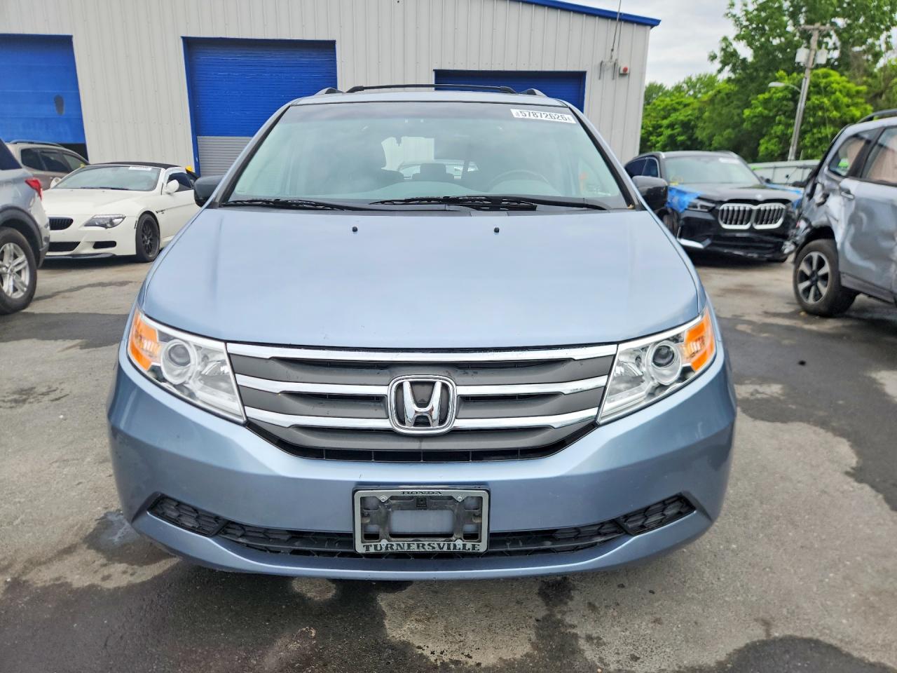 2011 Honda Odyssey Exl Серебряный vin: 5FNRL5H65BB031334