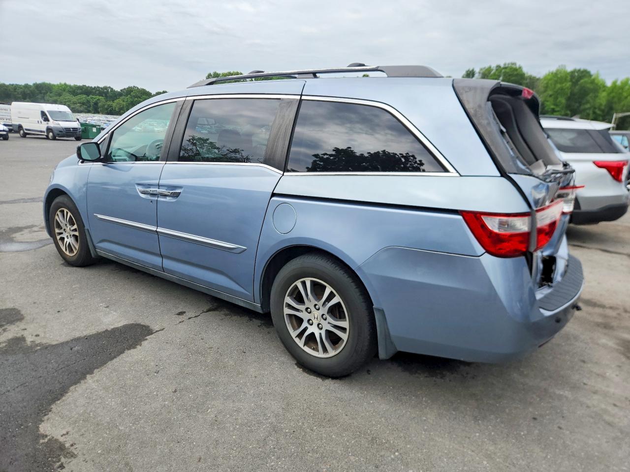 2011 Honda Odyssey Exl Серебряный vin: 5FNRL5H65BB031334
