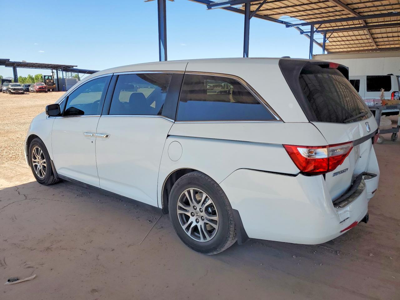 2011 Honda Odyssey Exl Белый vin: 5FNRL5H65BB031754