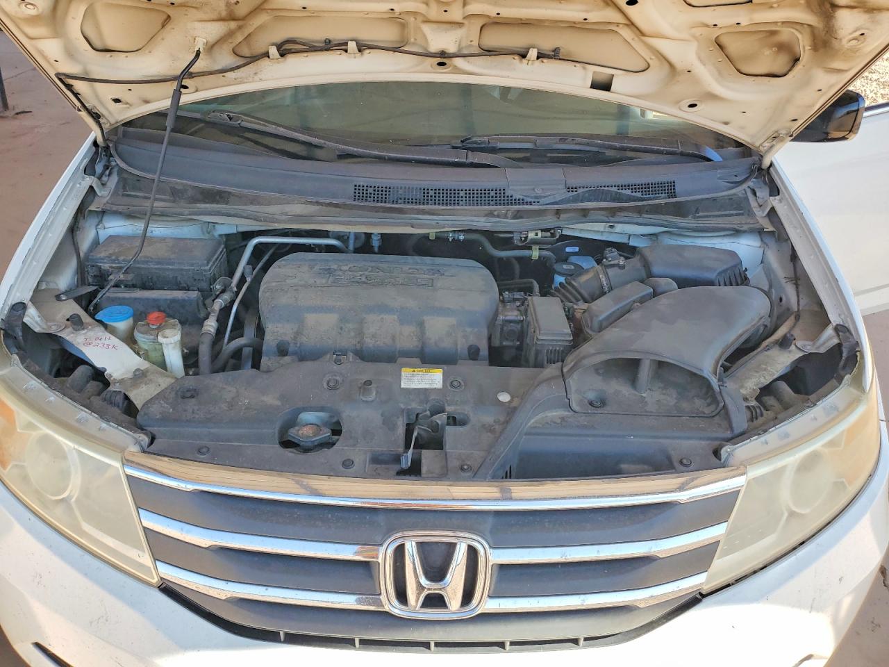 2011 Honda Odyssey Exl Белый vin: 5FNRL5H65BB031754