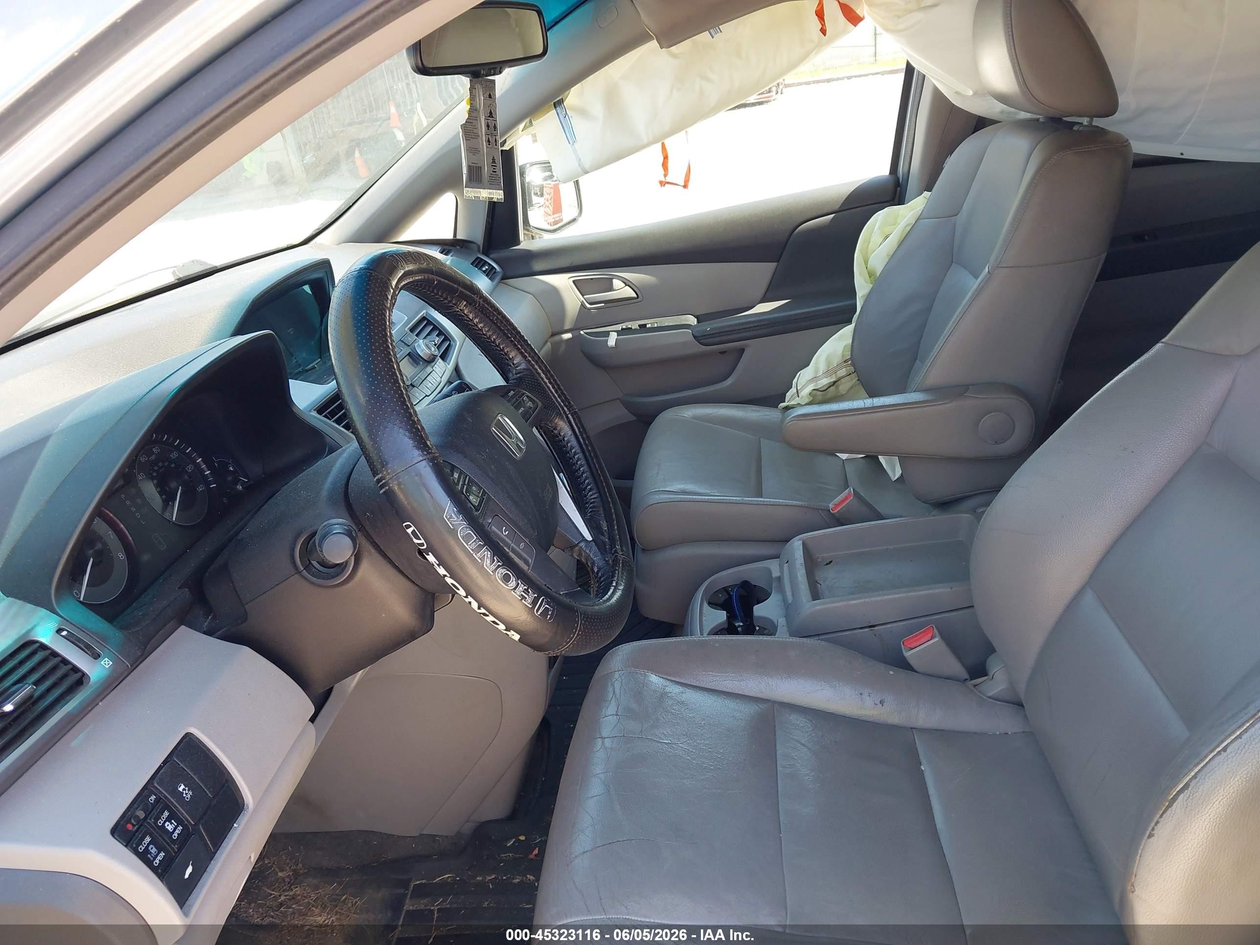 2011 Honda Odyssey Ex-l Blue vin: 5FNRL5H65BB042222