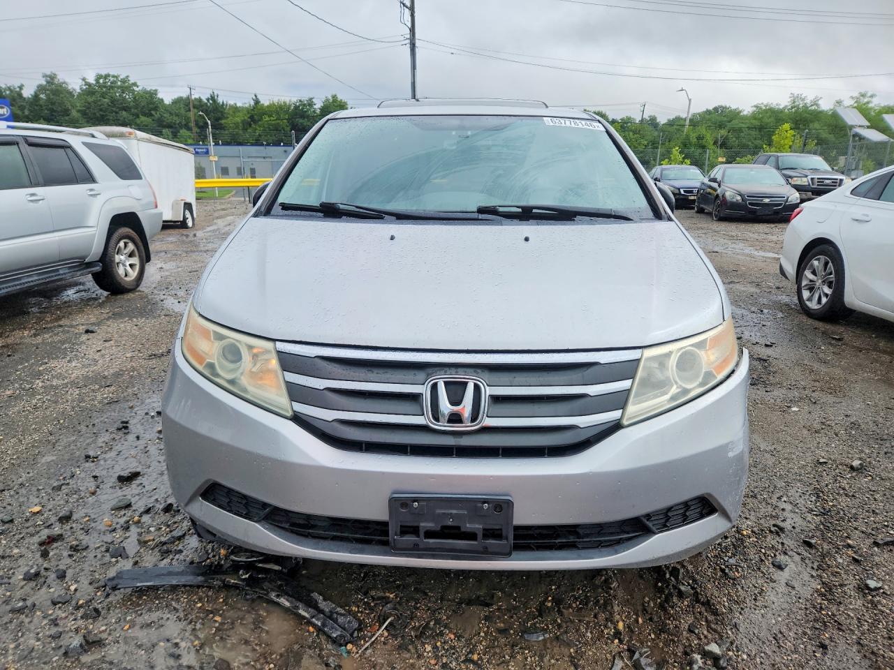 2011 Honda Odyssey Exl Silver vin: 5FNRL5H65BB051809