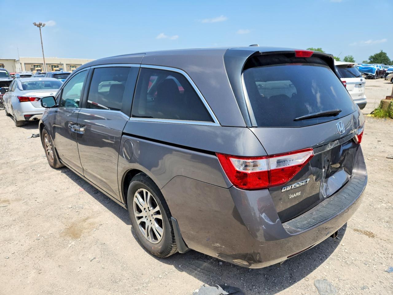 2011 Honda Odyssey Exl Gray vin: 5FNRL5H65BB056380