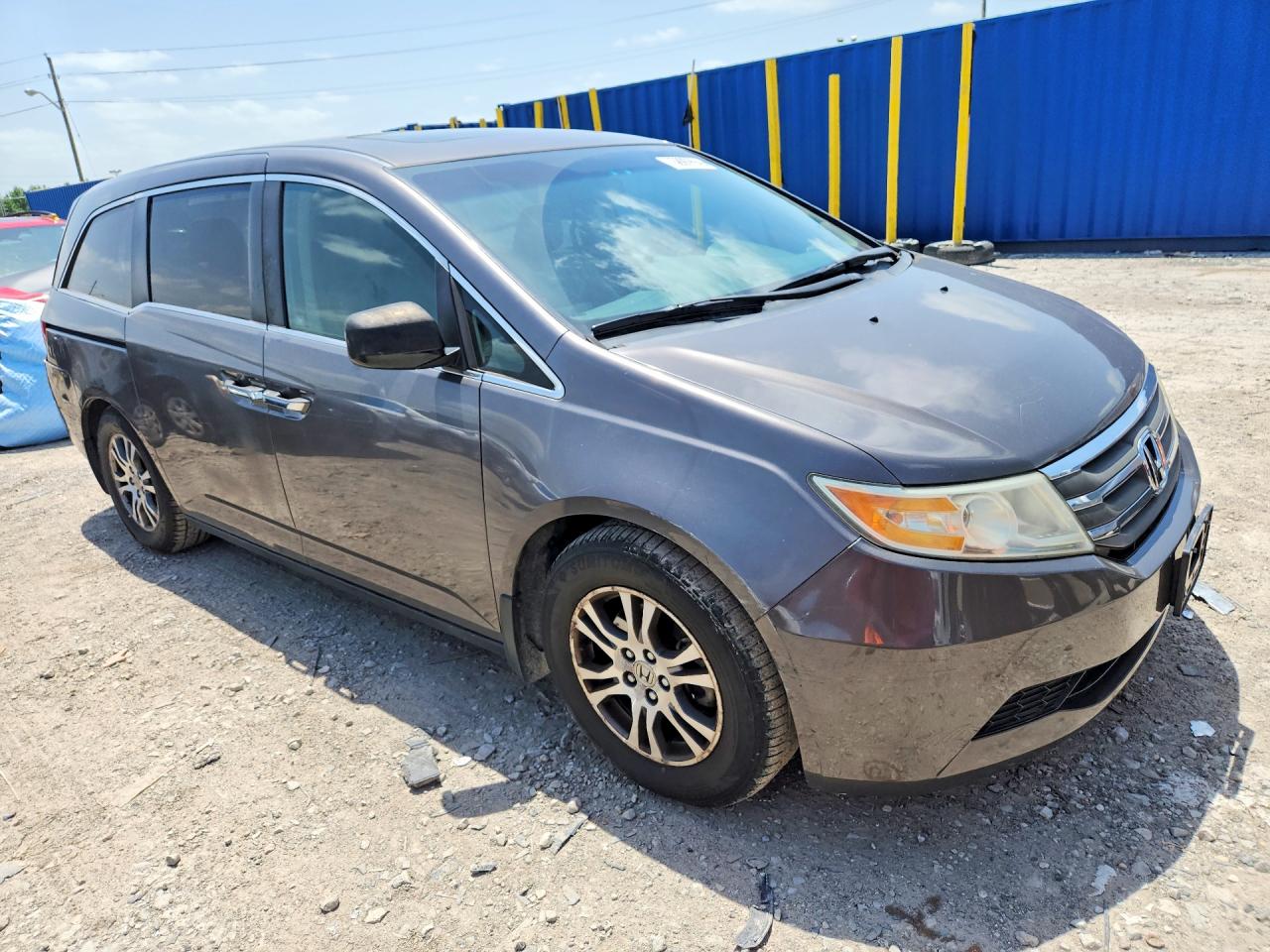 2011 Honda Odyssey Exl Gray vin: 5FNRL5H65BB056380