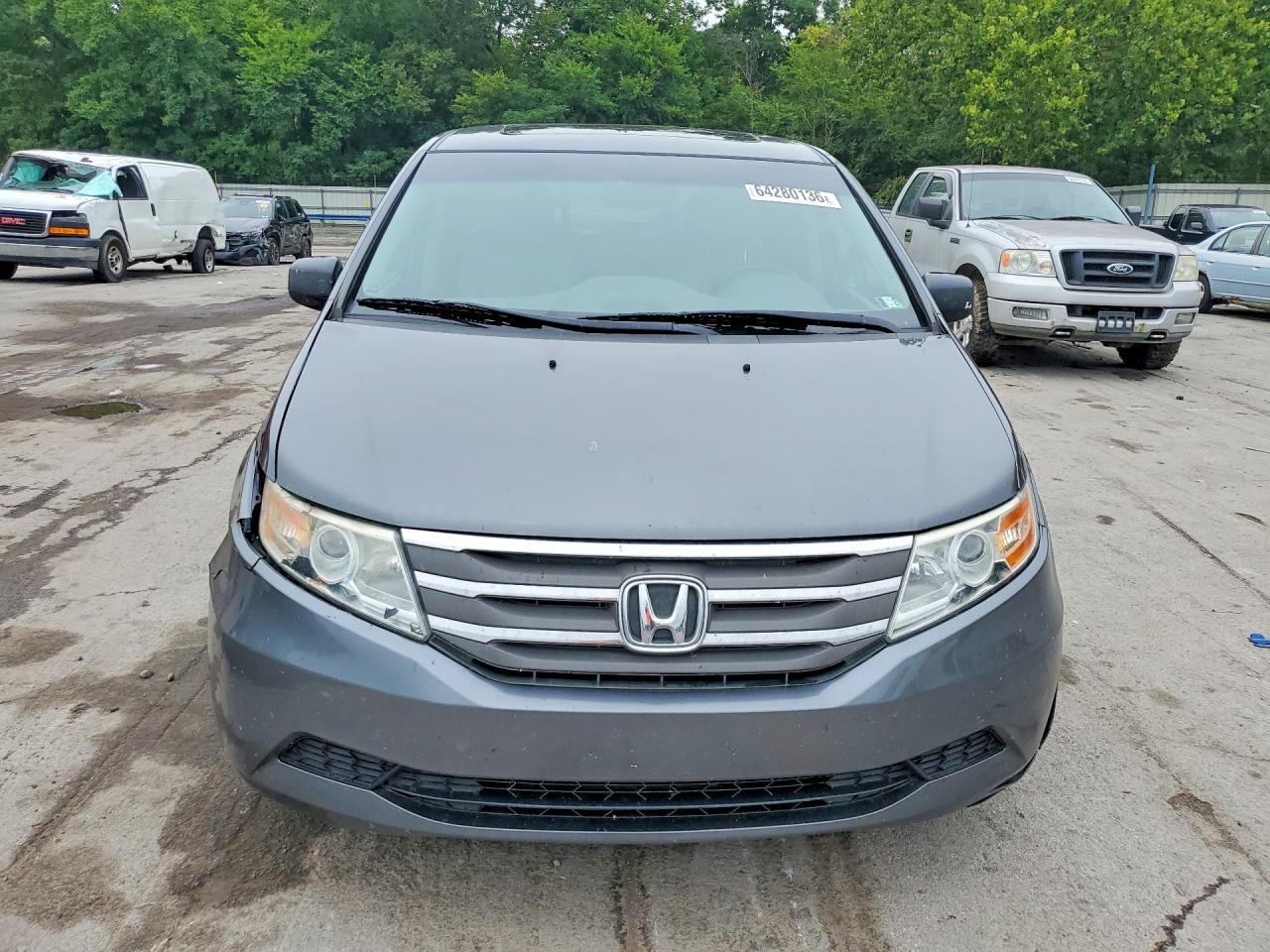 2011 Honda Odyssey Exl Gray vin: 5FNRL5H65BB062387