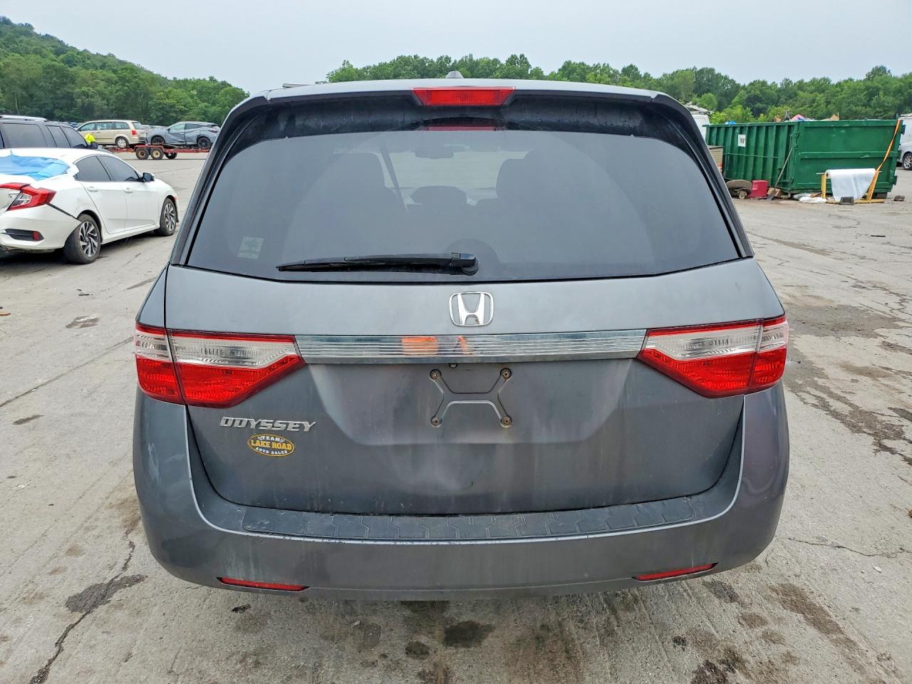 2011 Honda Odyssey Exl Gray vin: 5FNRL5H65BB062387