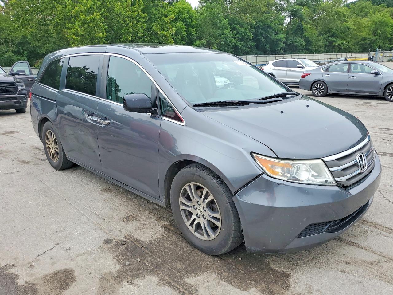 2011 Honda Odyssey Exl Gray vin: 5FNRL5H65BB062387