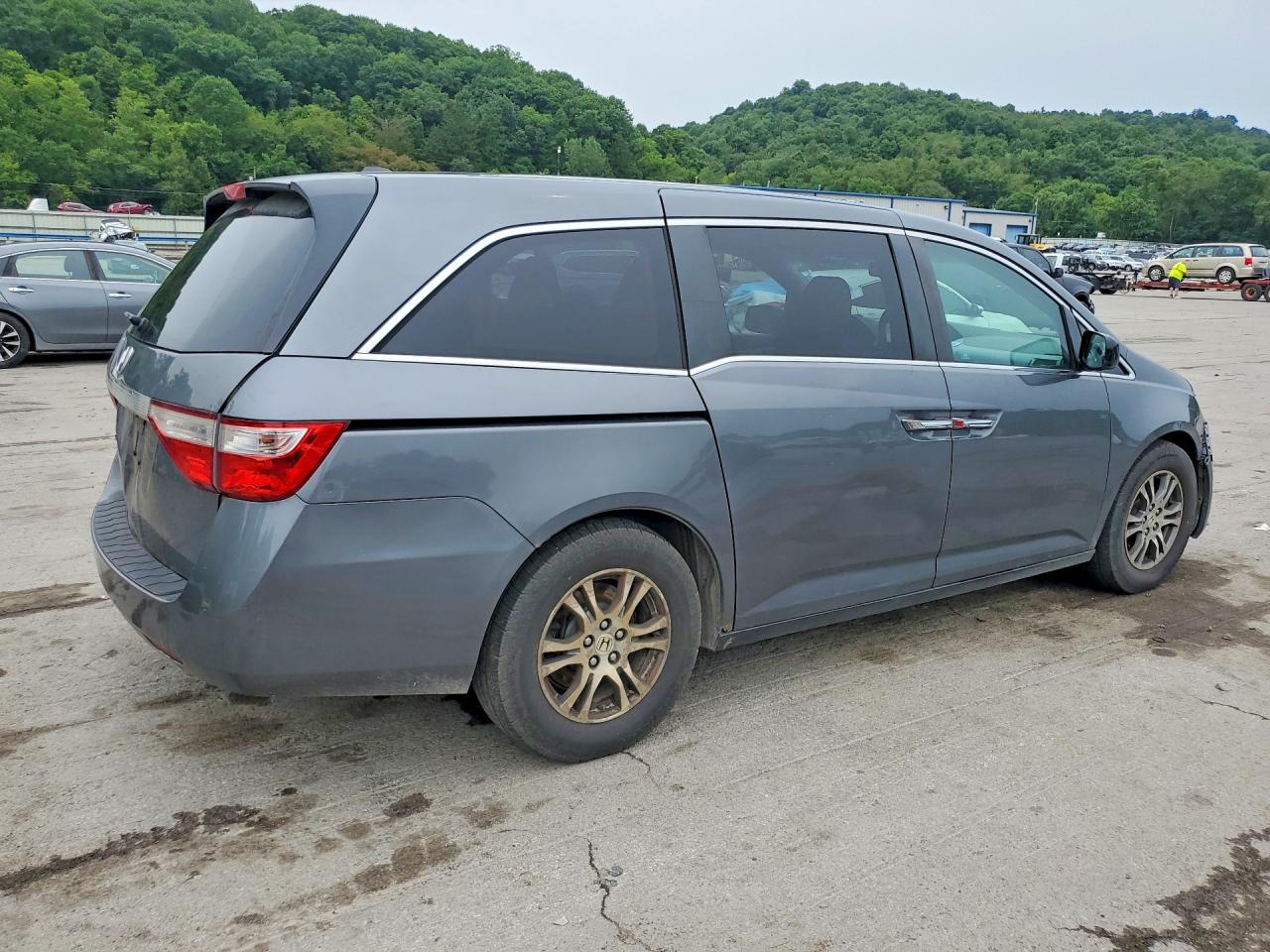 2011 Honda Odyssey Exl Gray vin: 5FNRL5H65BB062387