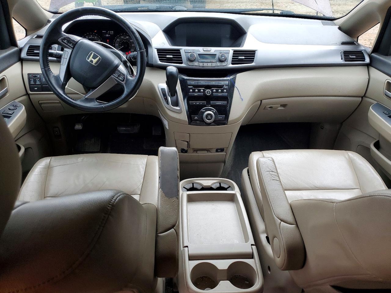 2011 Honda Odyssey Exl Burgundy vin: 5FNRL5H65BB066410