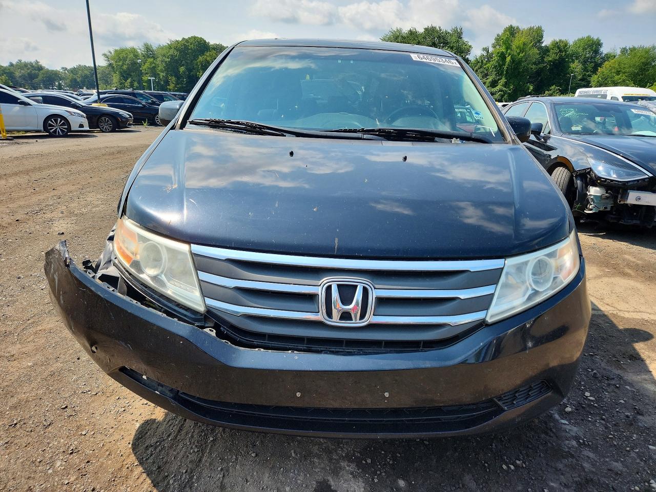 2011 Honda Odyssey Exl Black vin: 5FNRL5H65BB072272