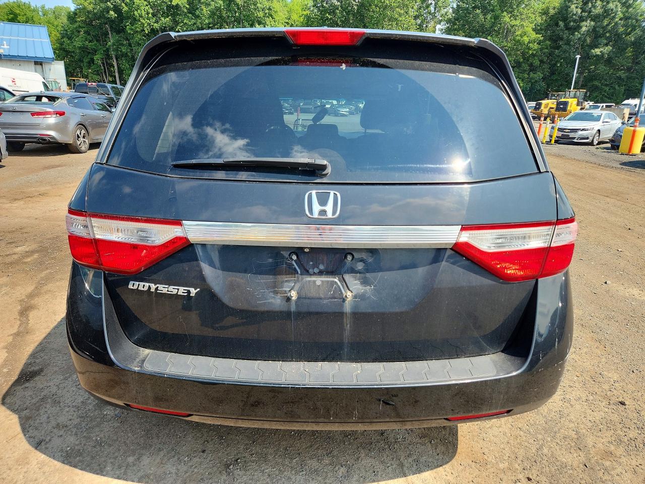 2011 Honda Odyssey Exl Black vin: 5FNRL5H65BB072272