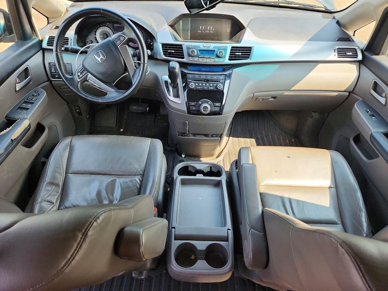 2011 Honda Odyssey Exl Black vin: 5FNRL5H65BB072272