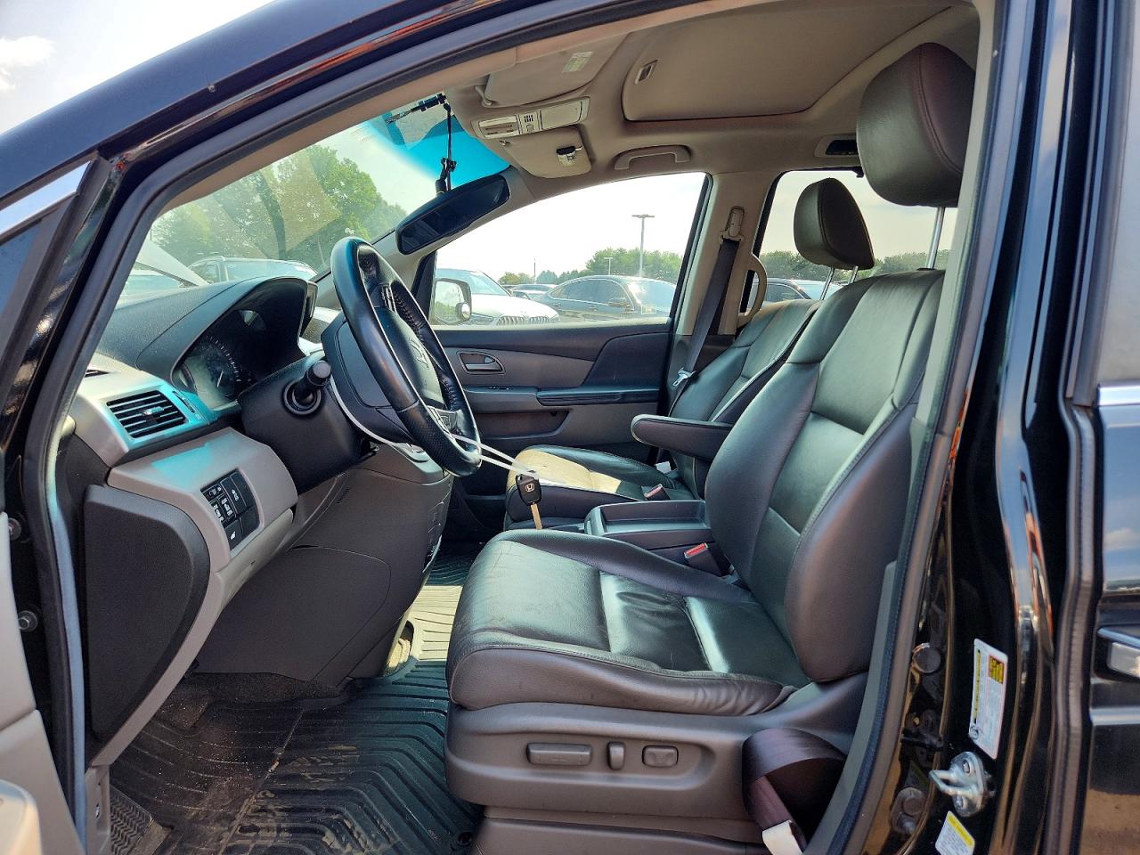 2011 Honda Odyssey Exl Black vin: 5FNRL5H65BB072272