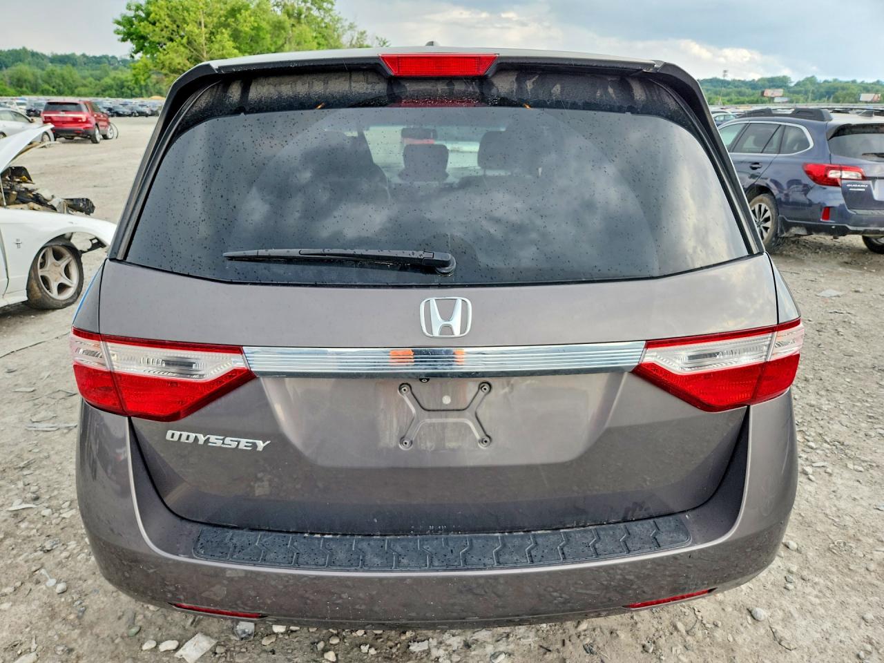 2011 Honda Odyssey Exl Gray vin: 5FNRL5H65BB092537