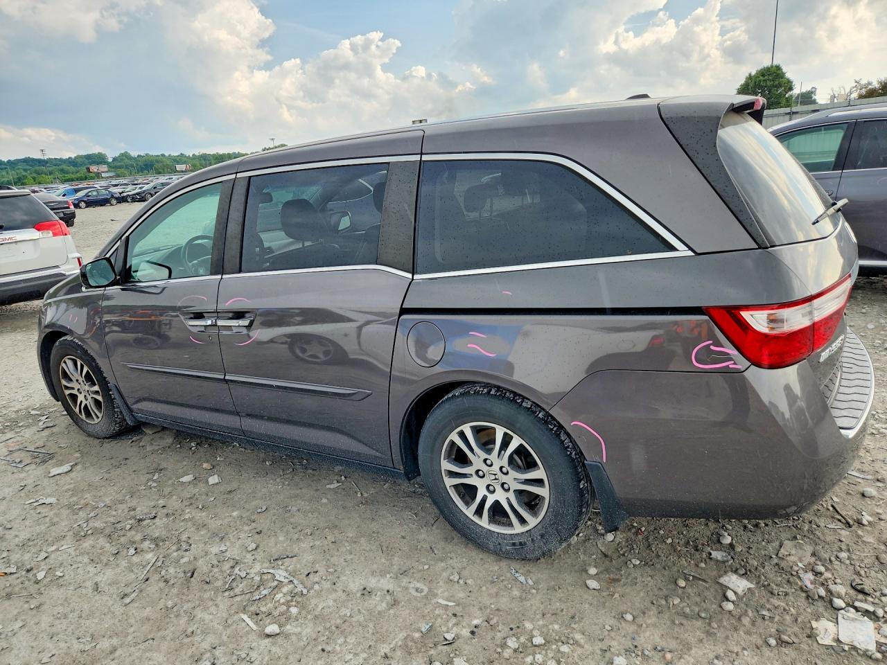 2011 Honda Odyssey Exl Gray vin: 5FNRL5H65BB092537