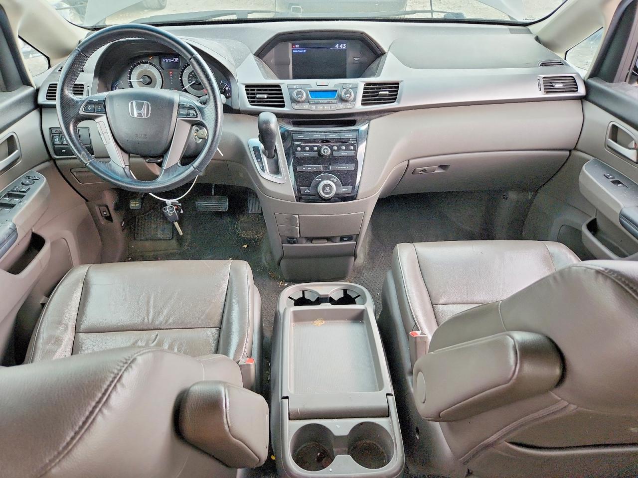 2011 Honda Odyssey Exl Gray vin: 5FNRL5H65BB092537