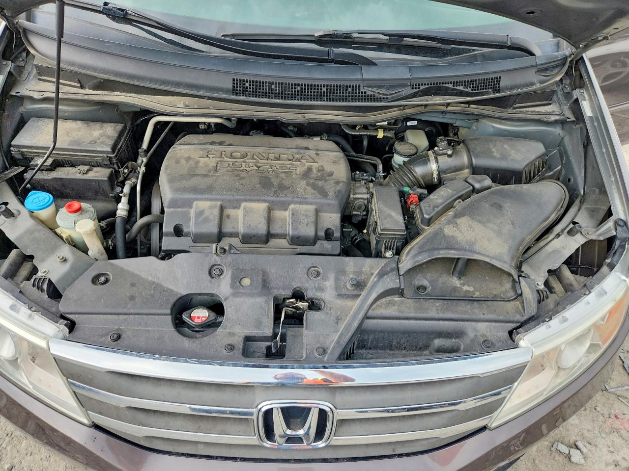 2011 Honda Odyssey Exl Gray vin: 5FNRL5H65BB092537