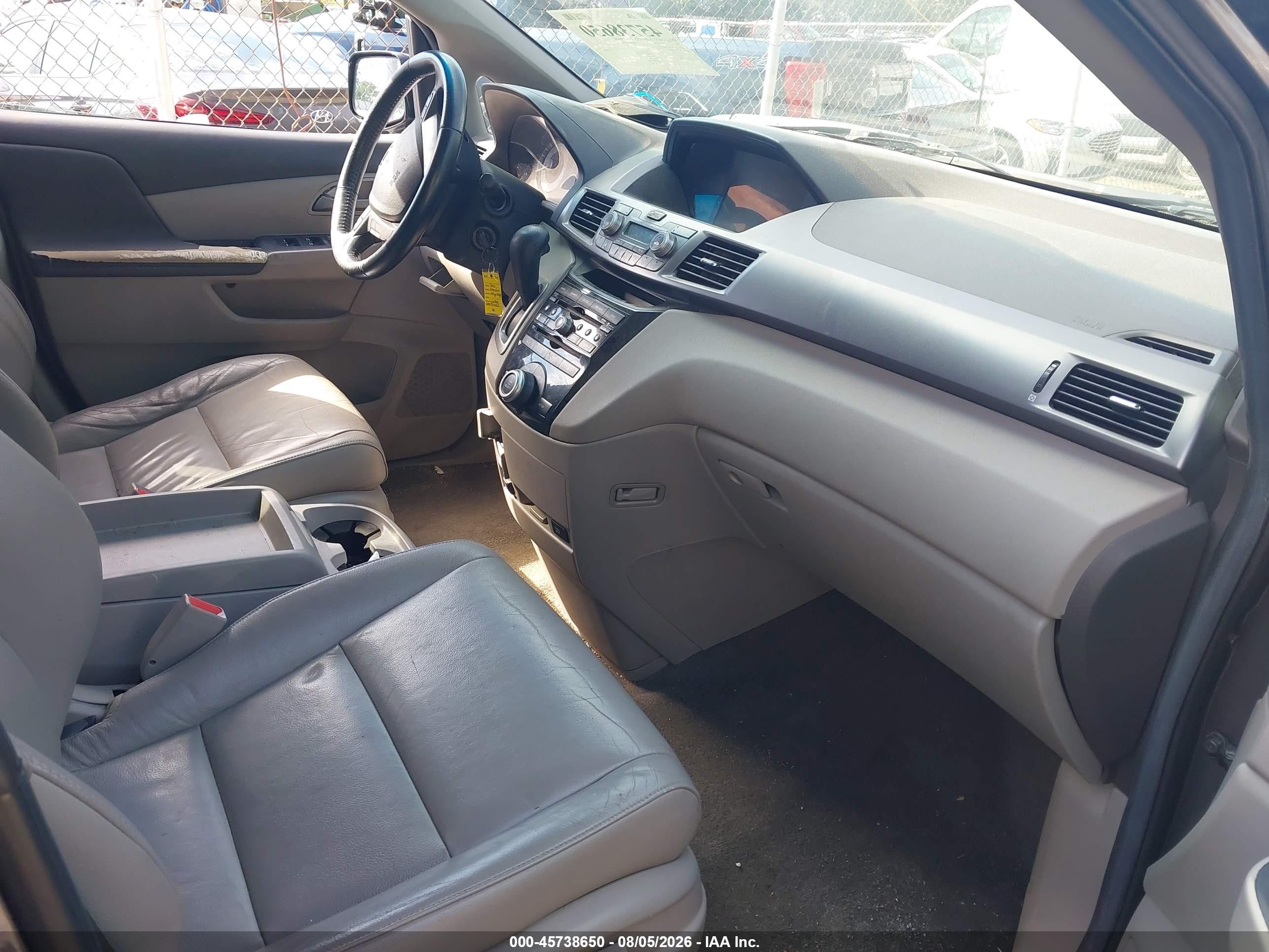 2011 Honda Odyssey Ex-l Gray vin: 5FNRL5H65BB093462