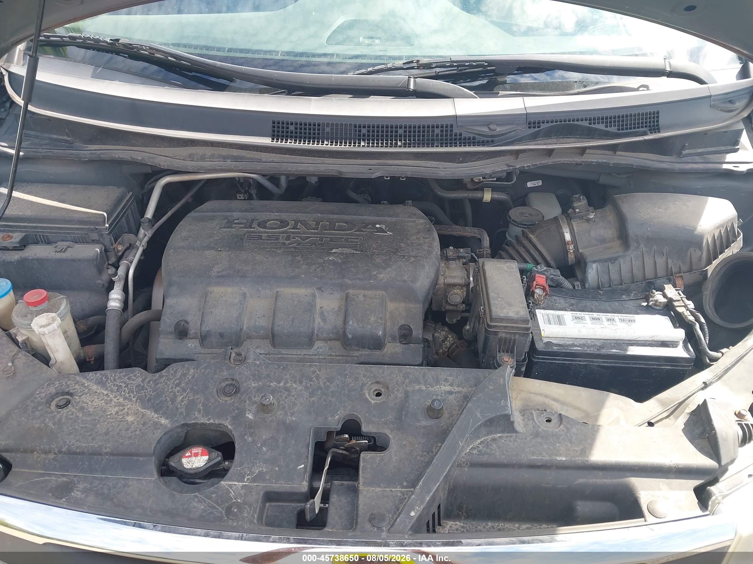 2011 Honda Odyssey Ex-l Gray vin: 5FNRL5H65BB093462