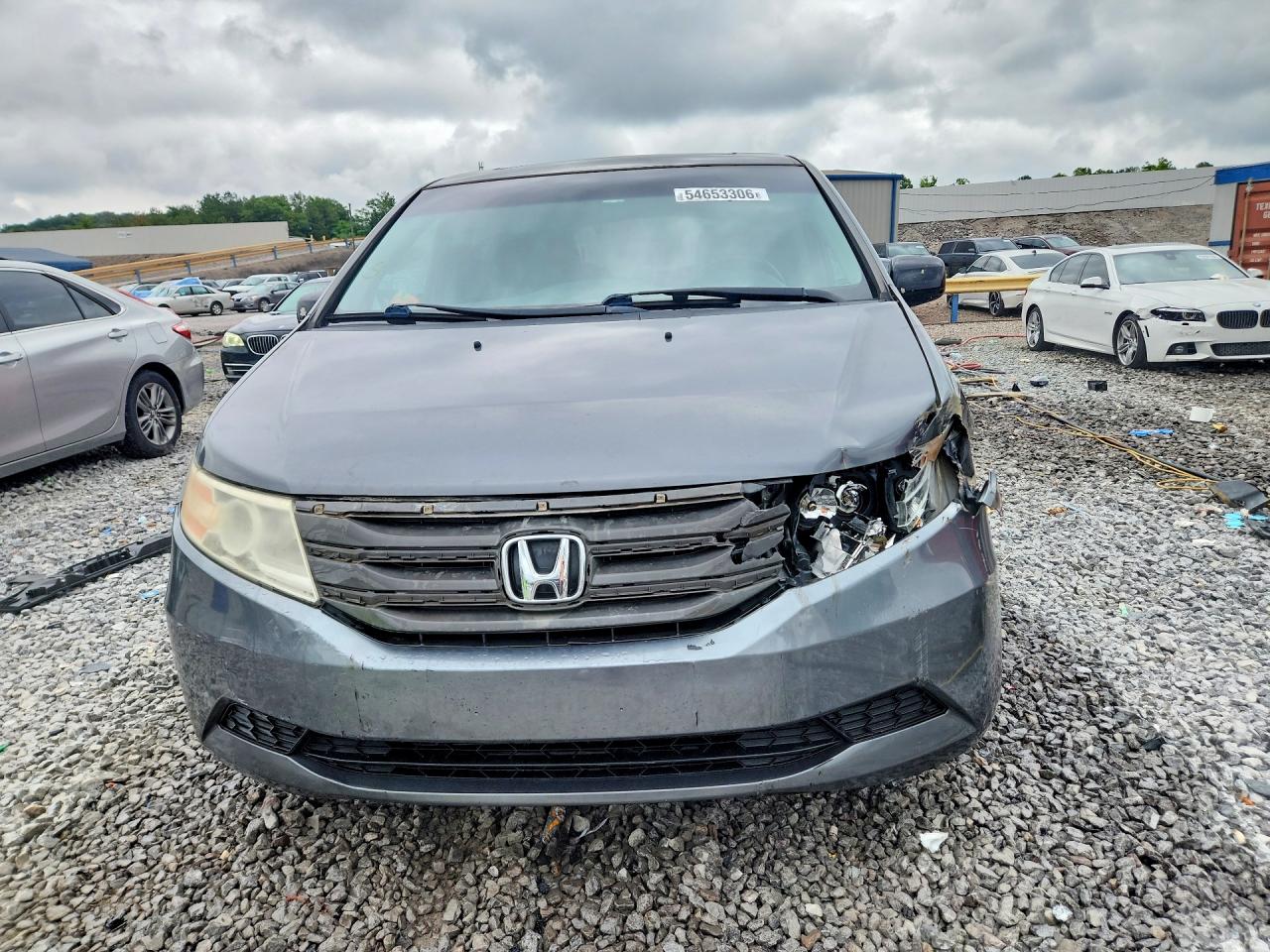 2012 Honda Odyssey Exl Серый vin: 5FNRL5H65CB011652