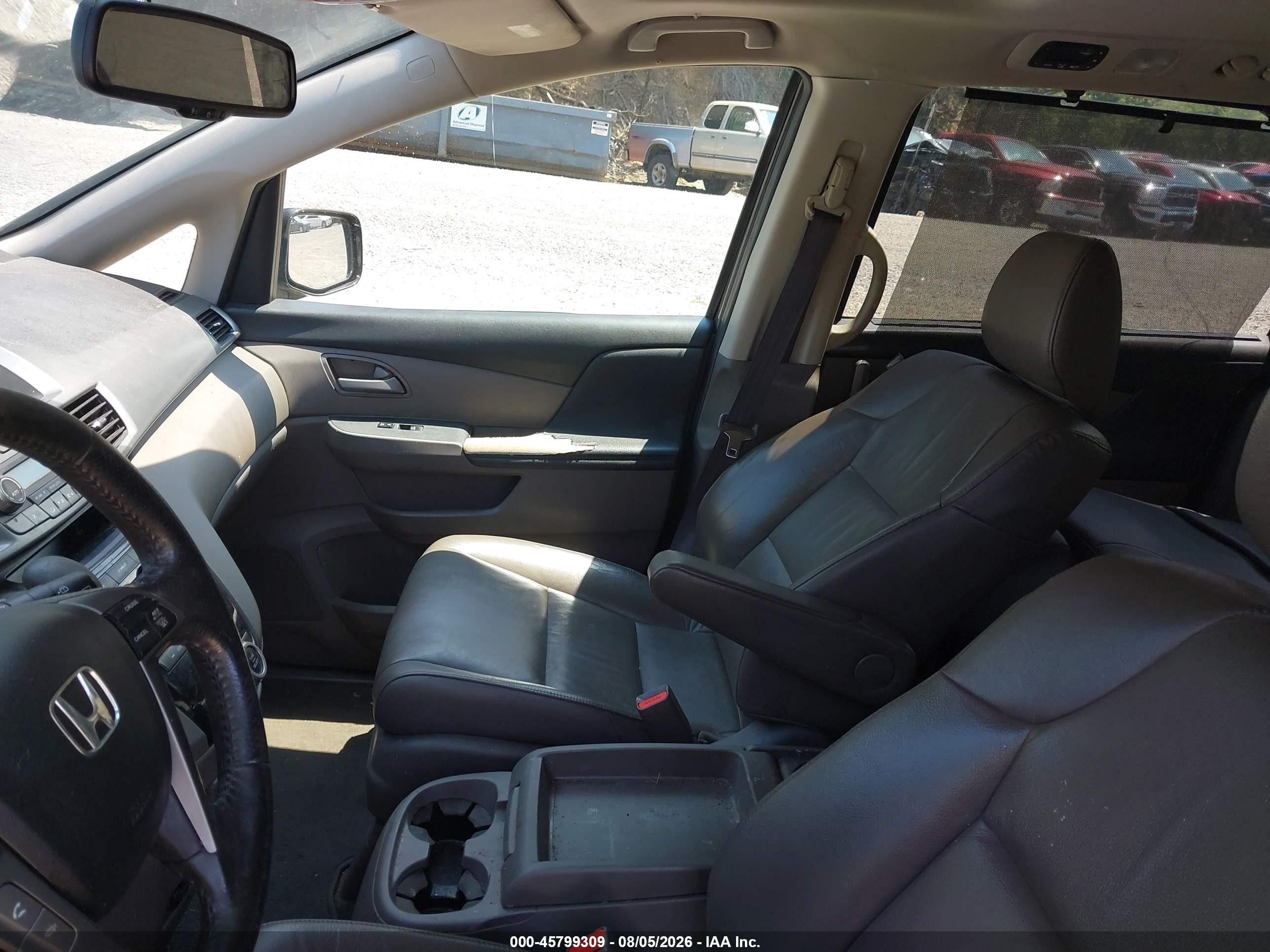 2012 Honda Odyssey Ex-l Brown vin: 5FNRL5H65CB013644