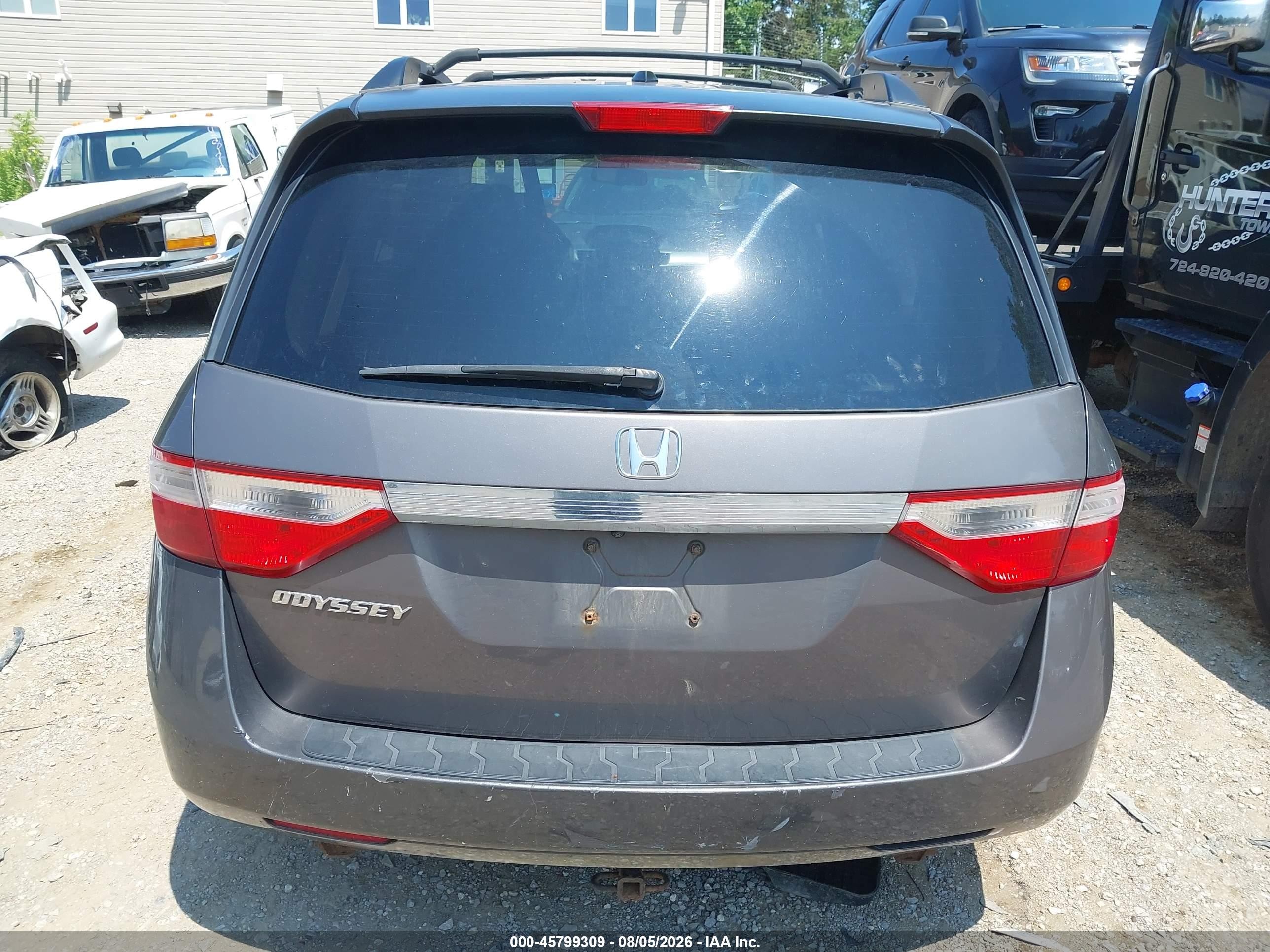 2012 Honda Odyssey Ex-l Brown vin: 5FNRL5H65CB013644