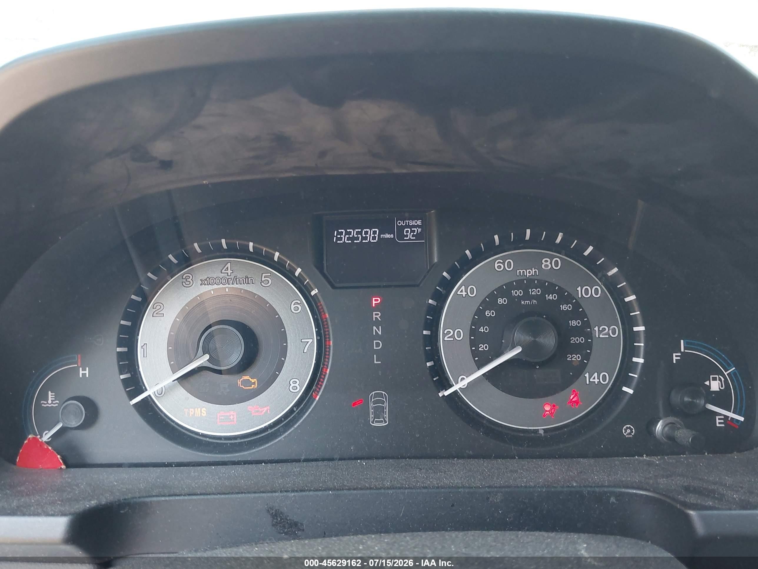 2012 Honda Odyssey Ex-l Light Blue vin: 5FNRL5H65CB022361