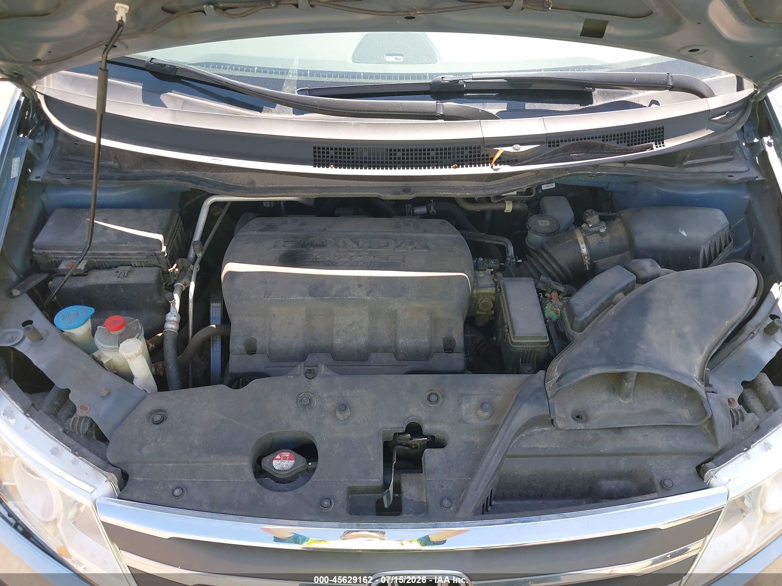 2012 Honda Odyssey Ex-l Light Blue vin: 5FNRL5H65CB022361
