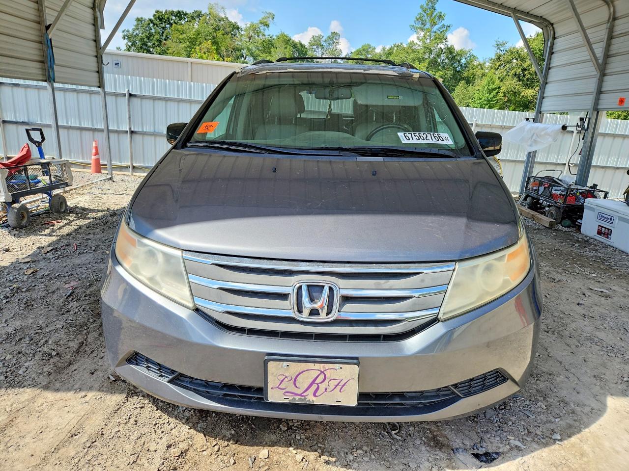 2012 Honda Odyssey Exl Charcoal vin: 5FNRL5H65CB023851