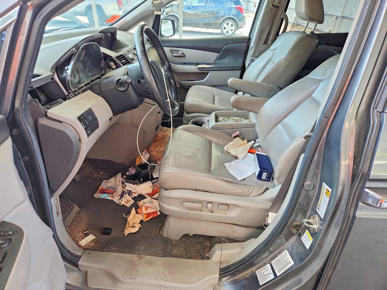 2012 Honda Odyssey Exl Charcoal vin: 5FNRL5H65CB023851
