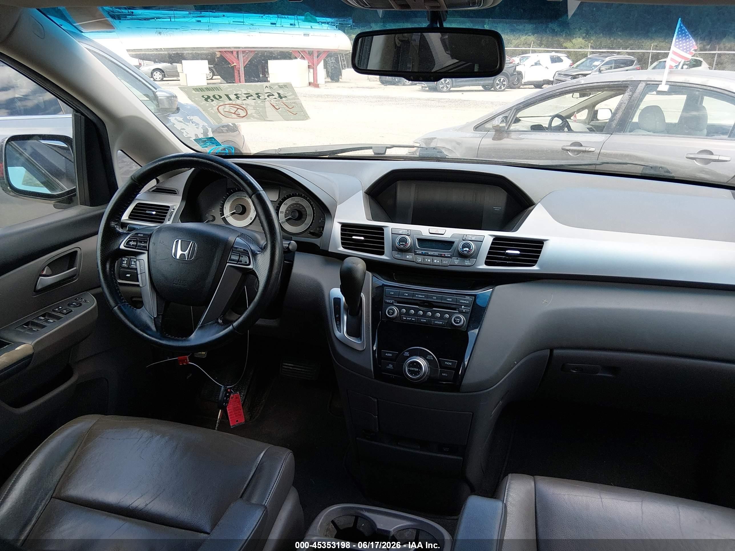 2012 Honda Odyssey Ex-l Silver vin: 5FNRL5H65CB026278