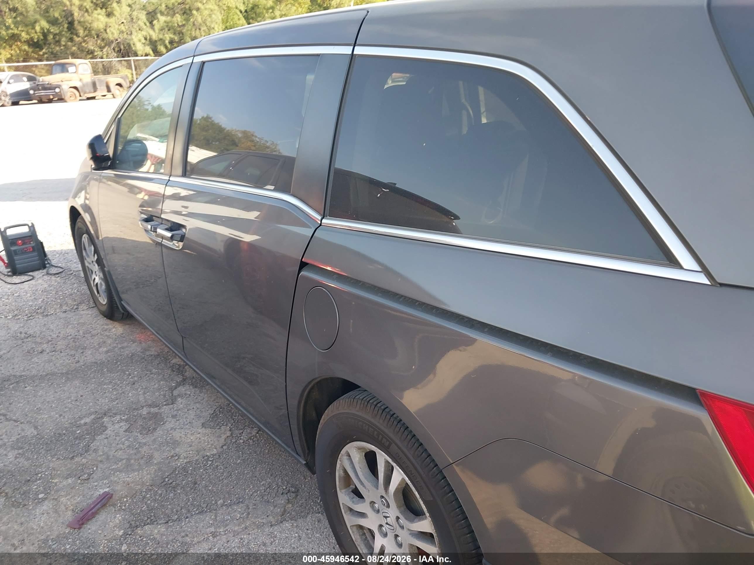 2012 Honda Odyssey Ex-l Gray vin: 5FNRL5H65CB026278