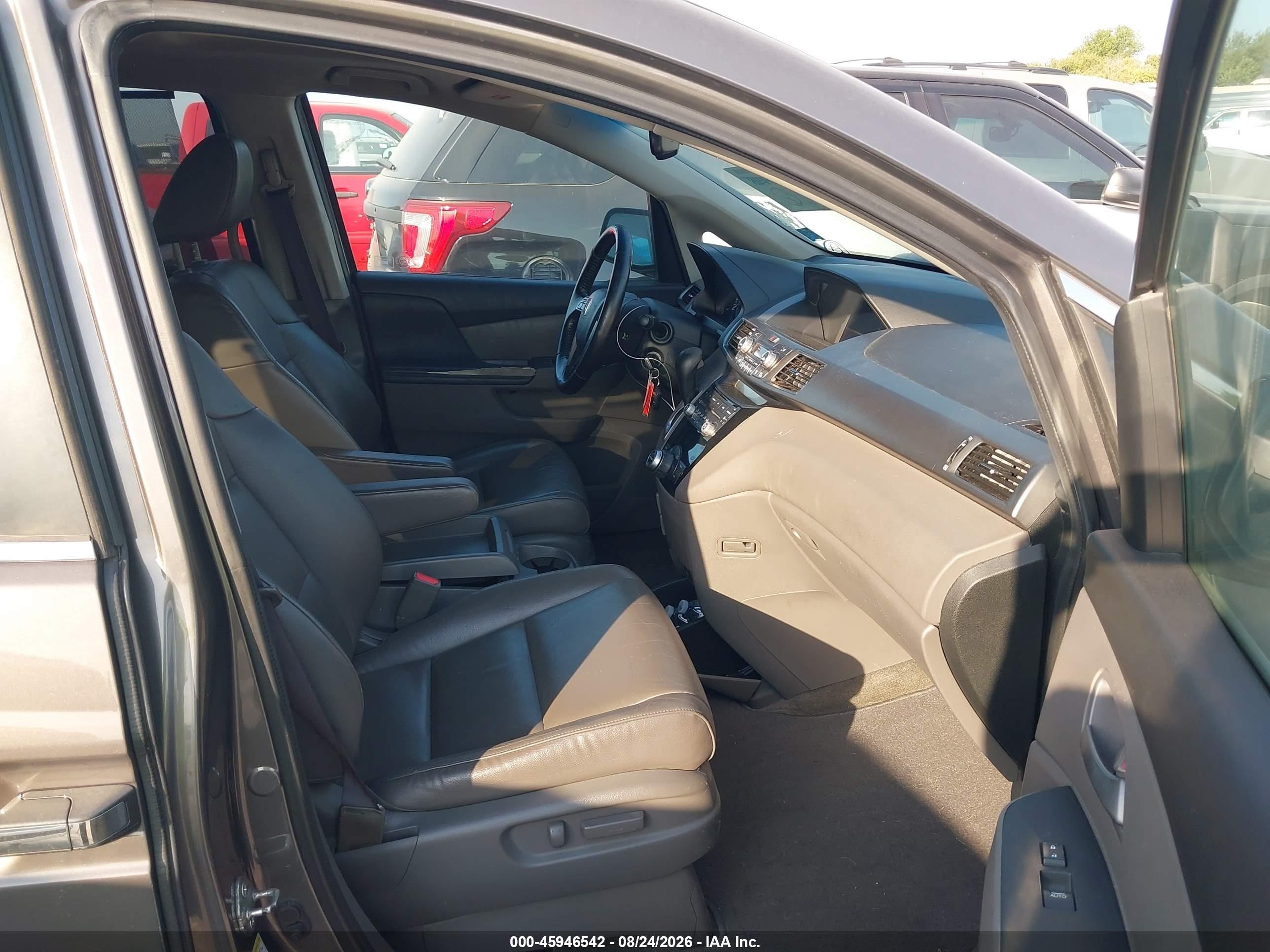 2012 Honda Odyssey Ex-l Gray vin: 5FNRL5H65CB026278