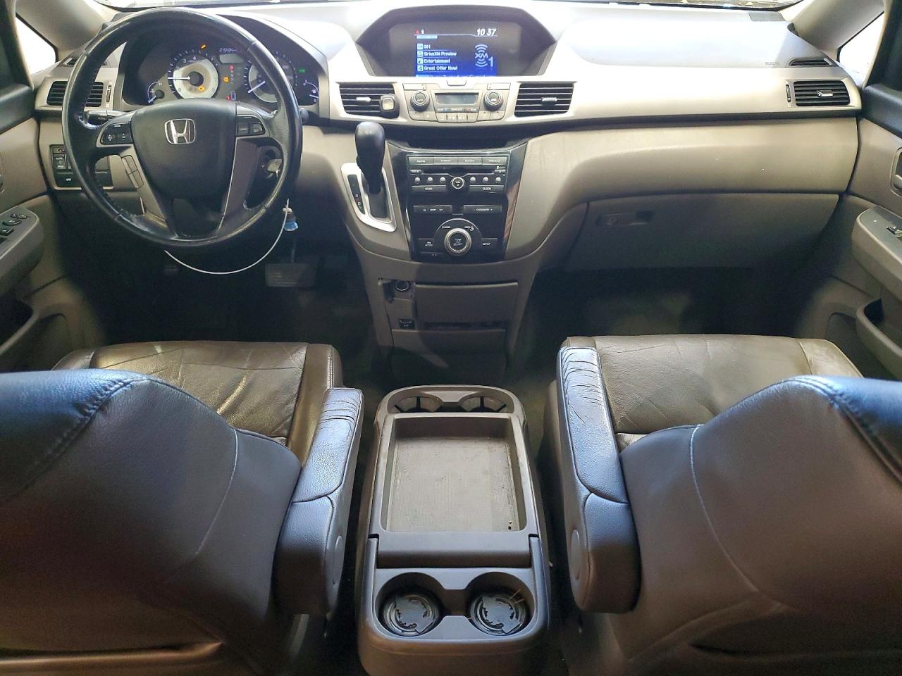 2012 Honda Odyssey Exl White vin: 5FNRL5H65CB026359