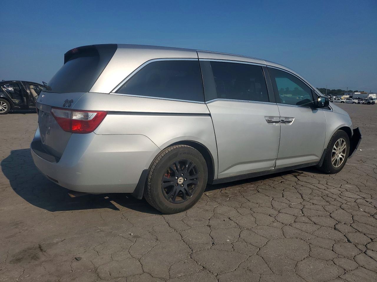 2012 Honda Odyssey Exl Silver vin: 5FNRL5H65CB027317