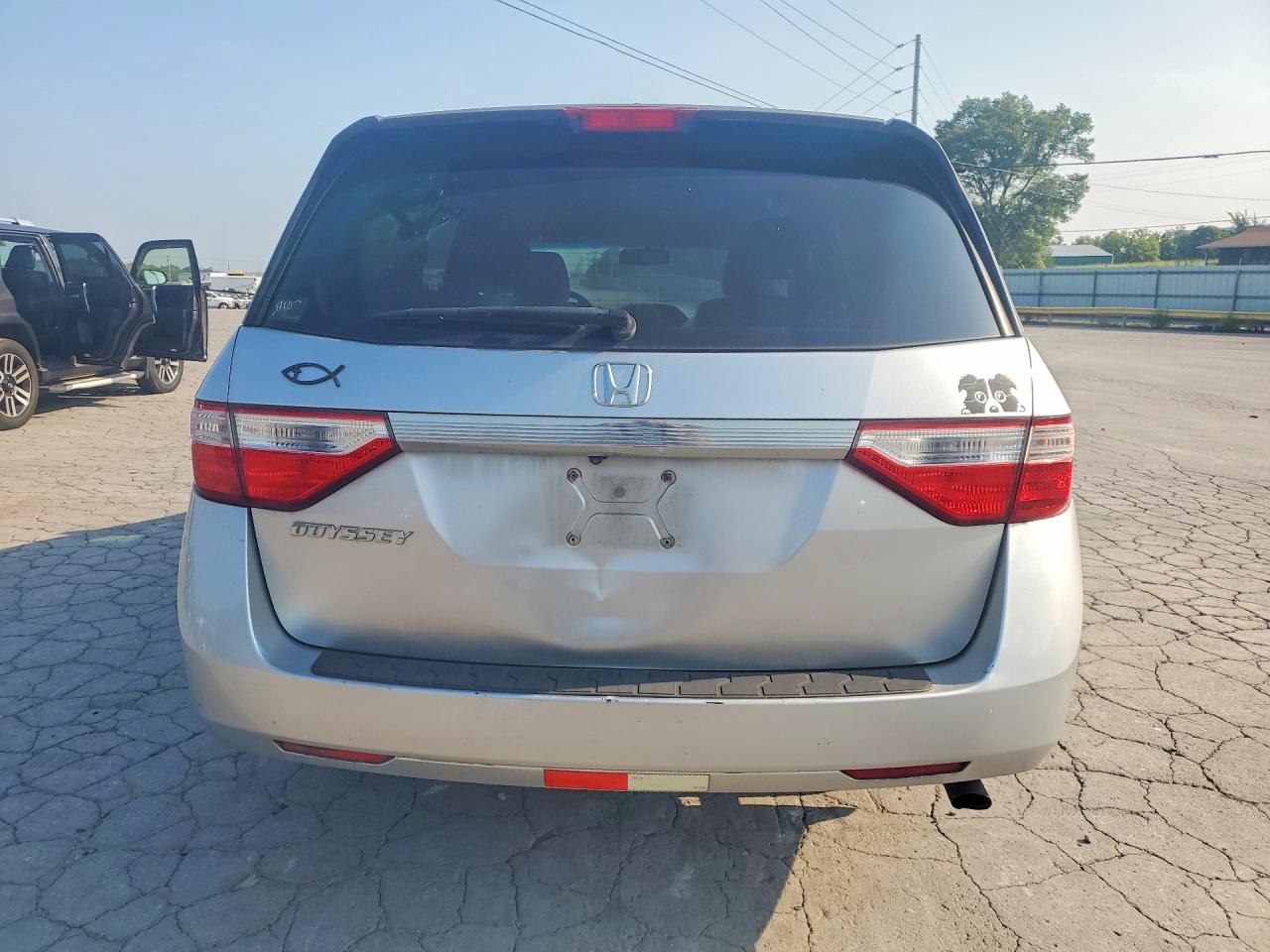 2012 Honda Odyssey Exl Silver vin: 5FNRL5H65CB027317