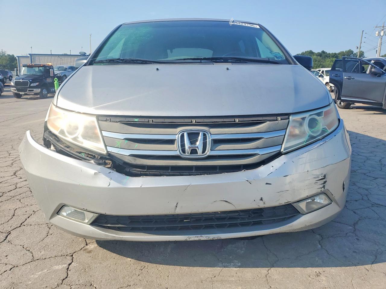 2012 Honda Odyssey Exl Silver vin: 5FNRL5H65CB027317