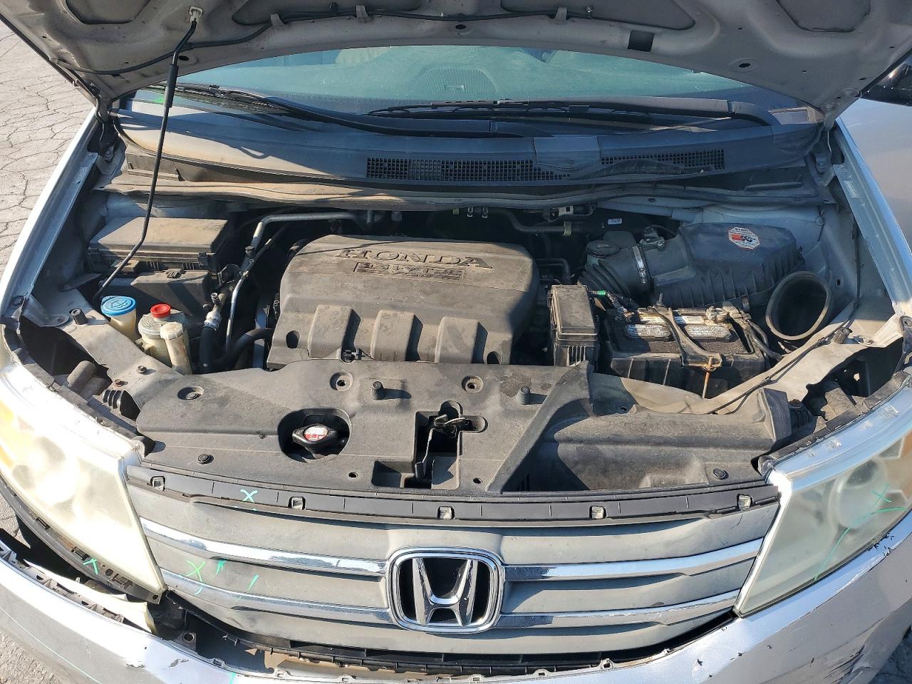 2012 Honda Odyssey Exl Silver vin: 5FNRL5H65CB027317