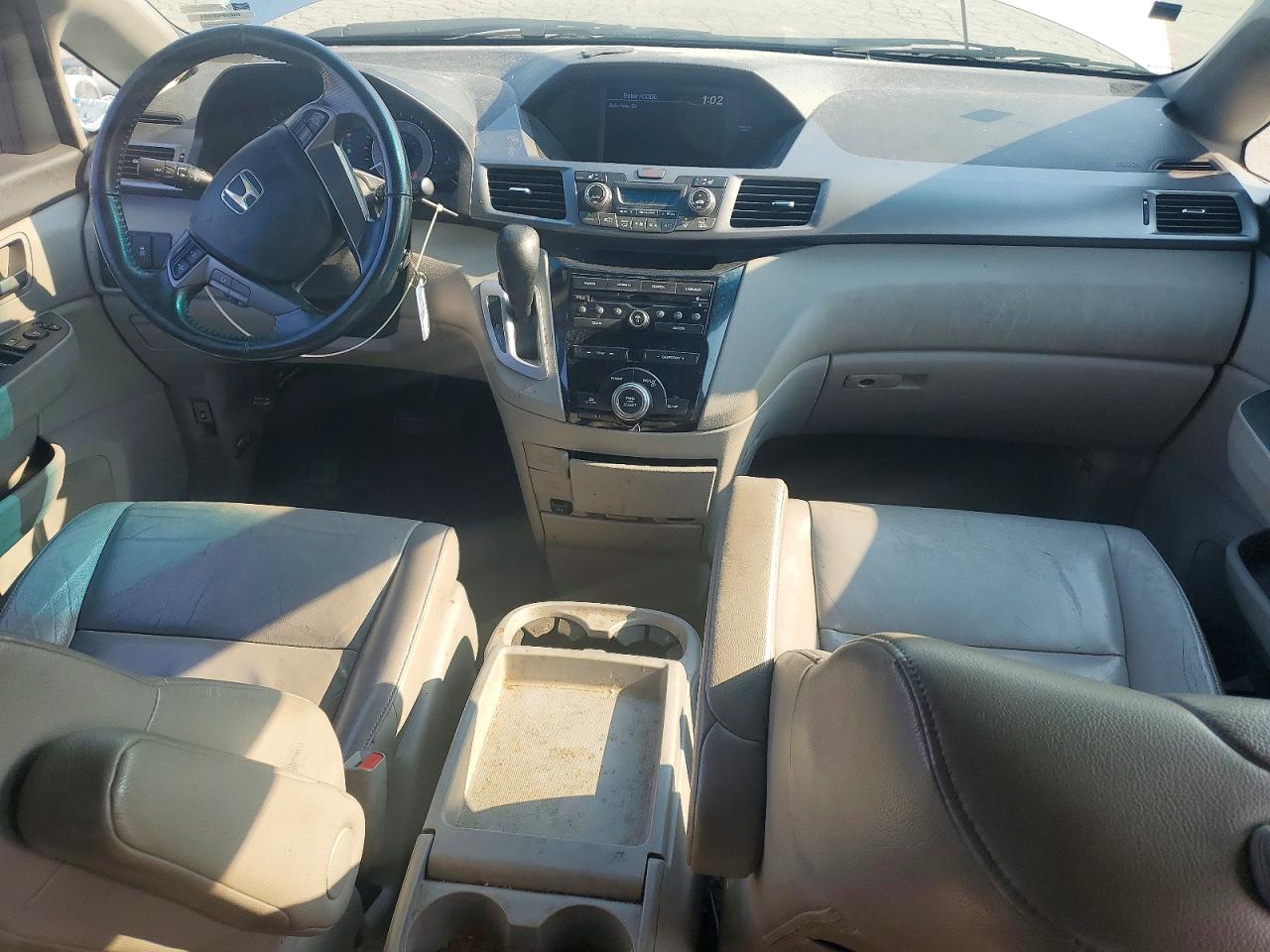 2012 Honda Odyssey Exl Silver vin: 5FNRL5H65CB027317
