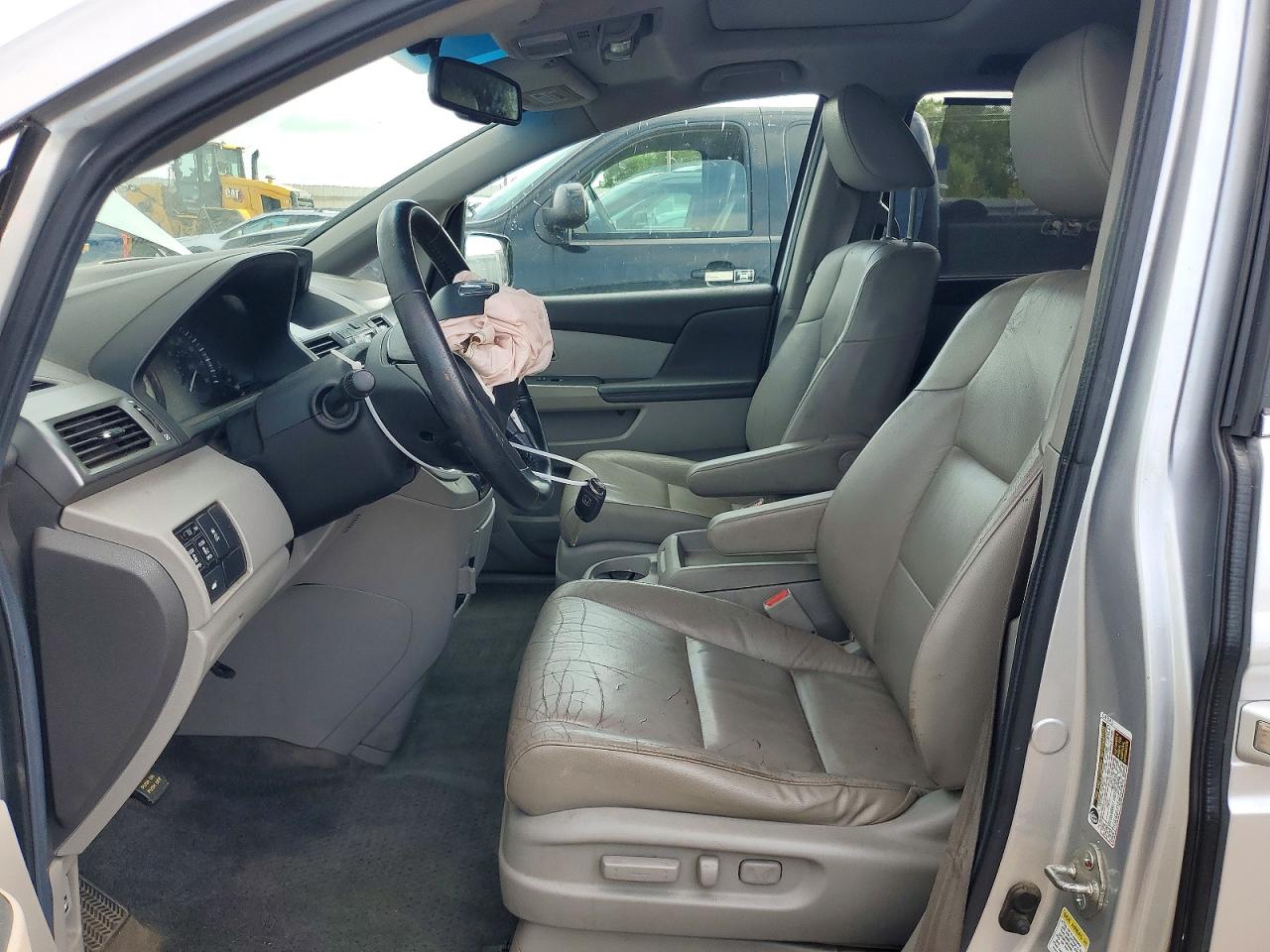 2012 Honda Odyssey Exl Silver vin: 5FNRL5H65CB035160