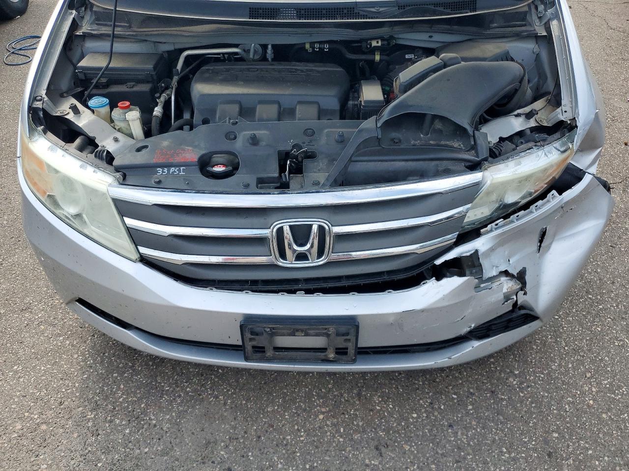 2012 Honda Odyssey Exl Silver vin: 5FNRL5H65CB035160